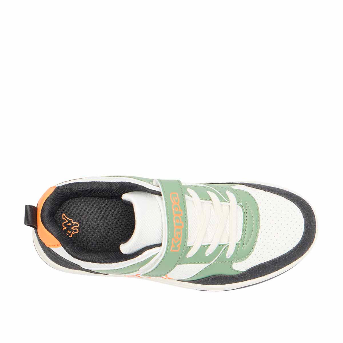 Baskets enfant Manis Ev blanc, vert, orange 5/6