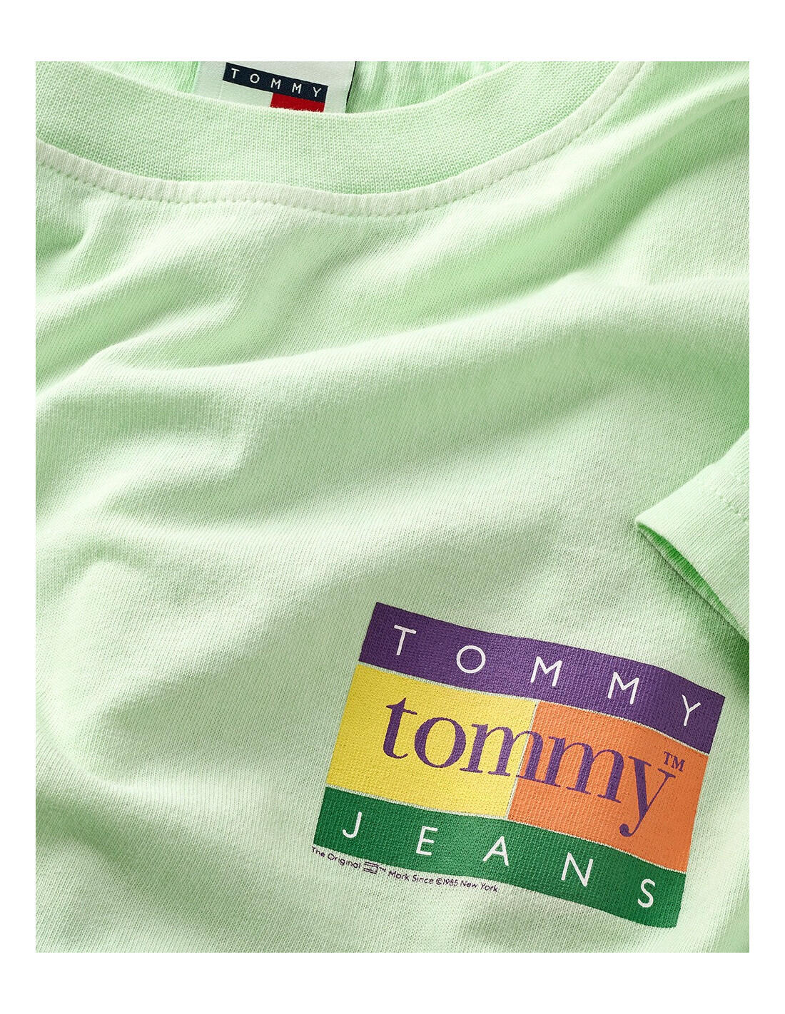 Camiseta Tommy Hilfiger en color LXY-Verde 4/4