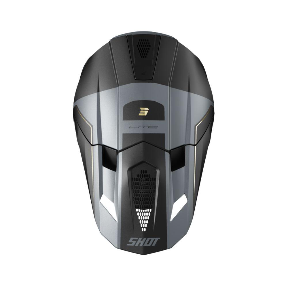 Casco Shot Lite - S10 Nero Grigio Opaco 2/5