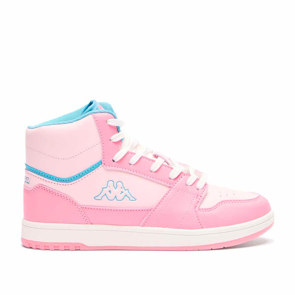 Kappa - Baskets Enfant Rernal Md Blanc, Rose - Baskets - Blanc - Decathlon