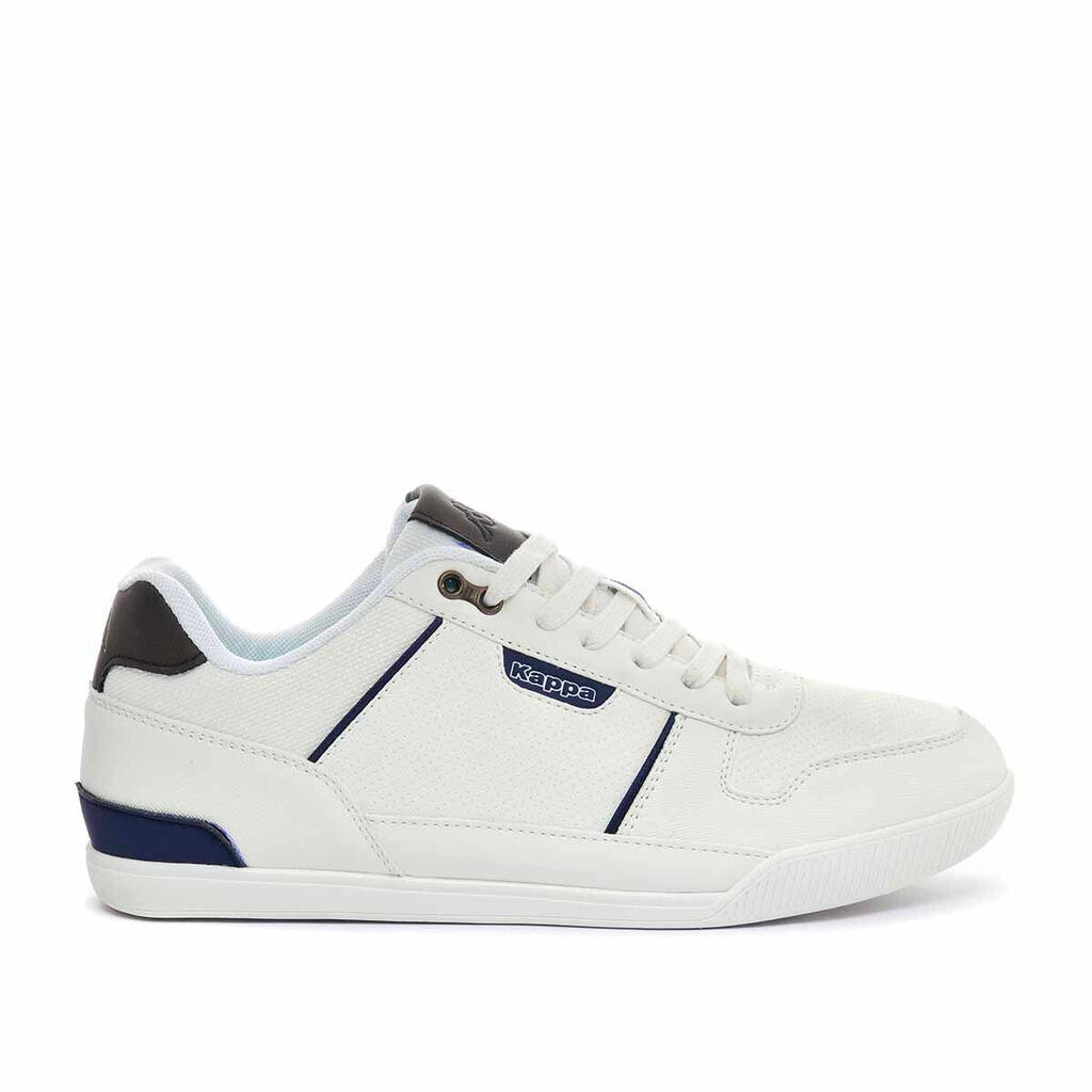 LENOM Men's Sneakers White, Navy Blue