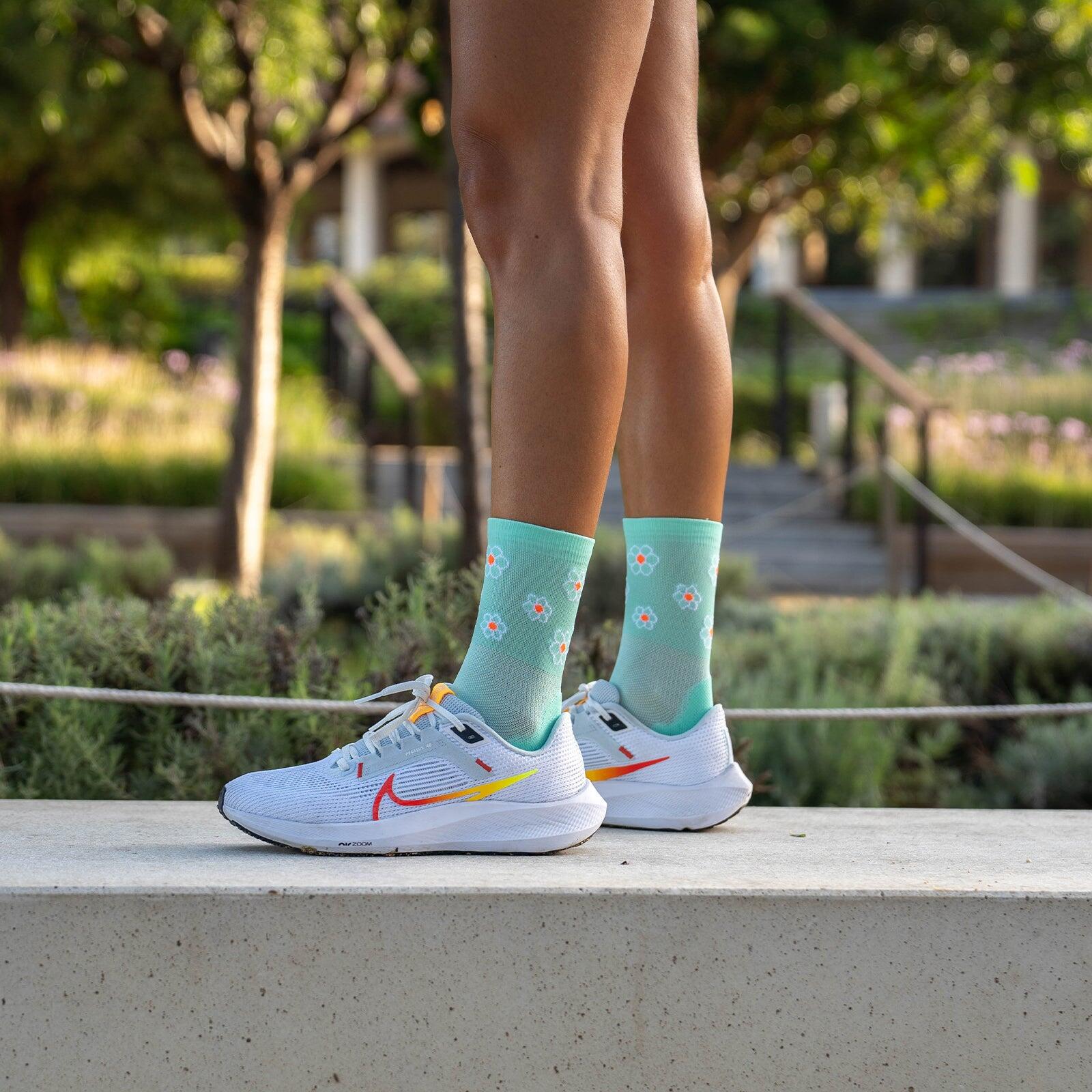 MARGUERITE GREEN - MEIAS RUN ULTRALEVE 2/6