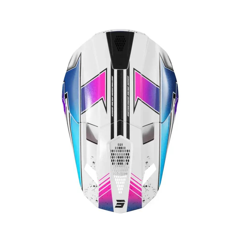 Casco Shot Lite - Racing Bianco Rosa Perlato 2/5