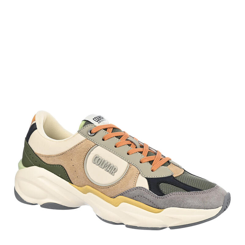Pantofi sport din piele pentru bărbați, cu talpă joasă, Travis Sport Click