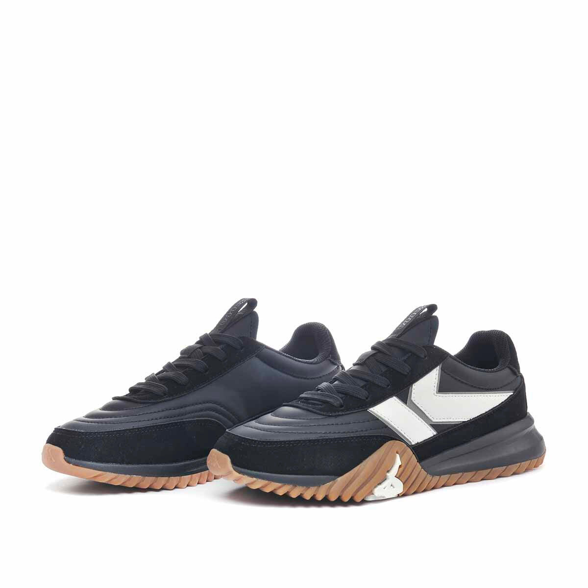 Baskets homme Dereck noir, blanc 2/6