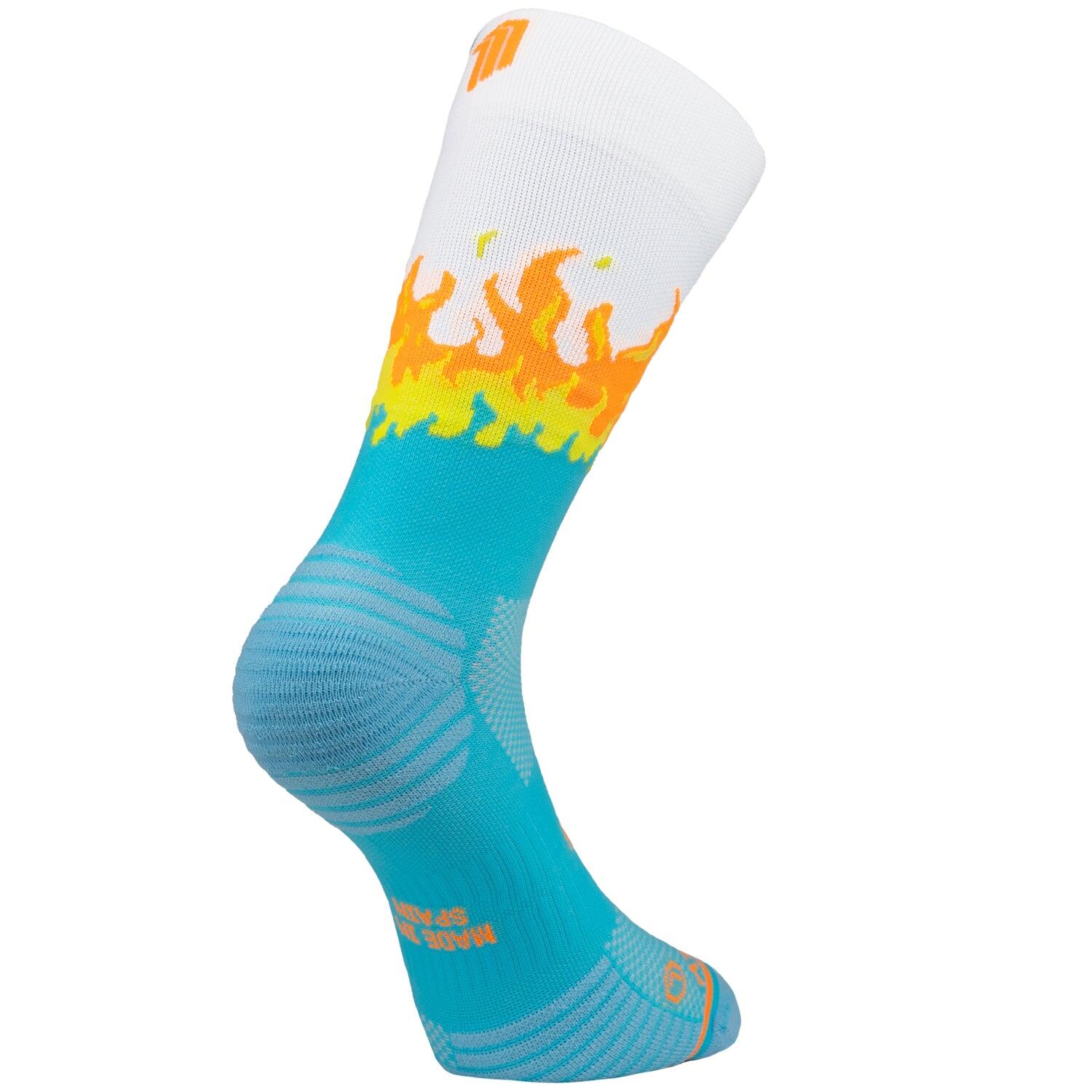 Sporcks - Hot Blue - Chaussette De Course - Chaussettes - Bleu - S - Decathlon