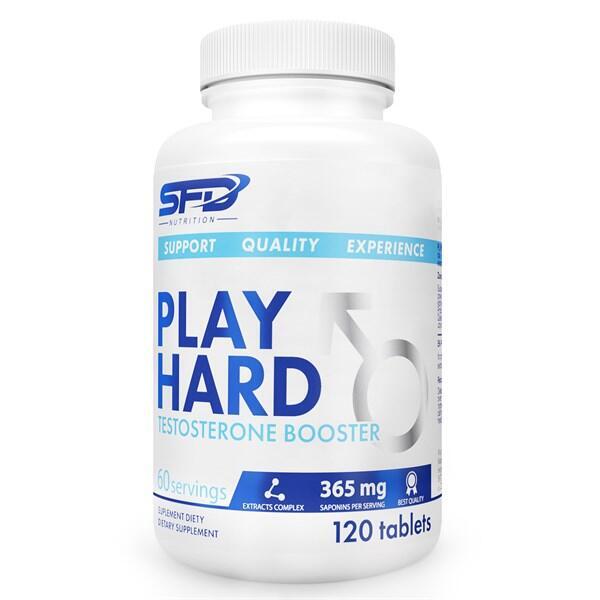 Suplement dla mężczyzn PLAY HARD TESTOSTERONE BOOSTER 120 tabletek