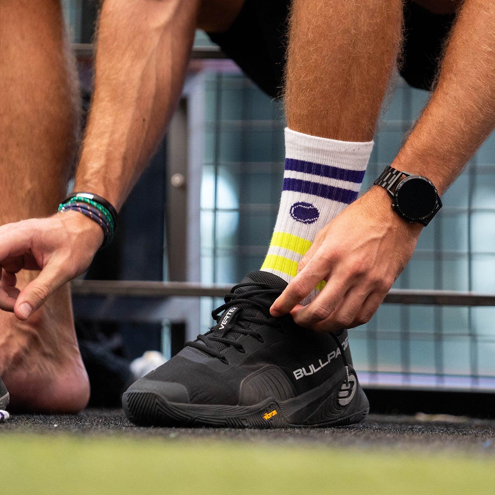 DEUCE PURPLE - CHAUSSETTES DE TENNIS/PADDLE 5/6