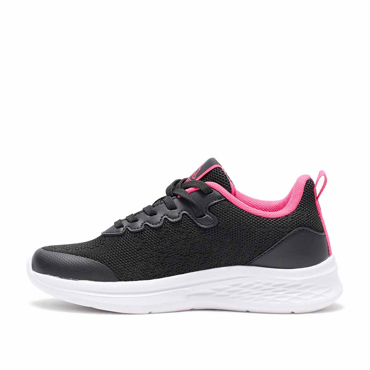 Baskets enfant Postie noir, fuchsia 2/4