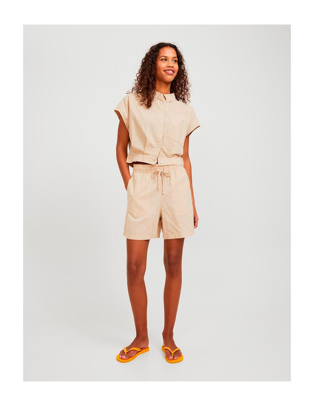 JJXX Amy Linen Blend - Bermuda 3/5