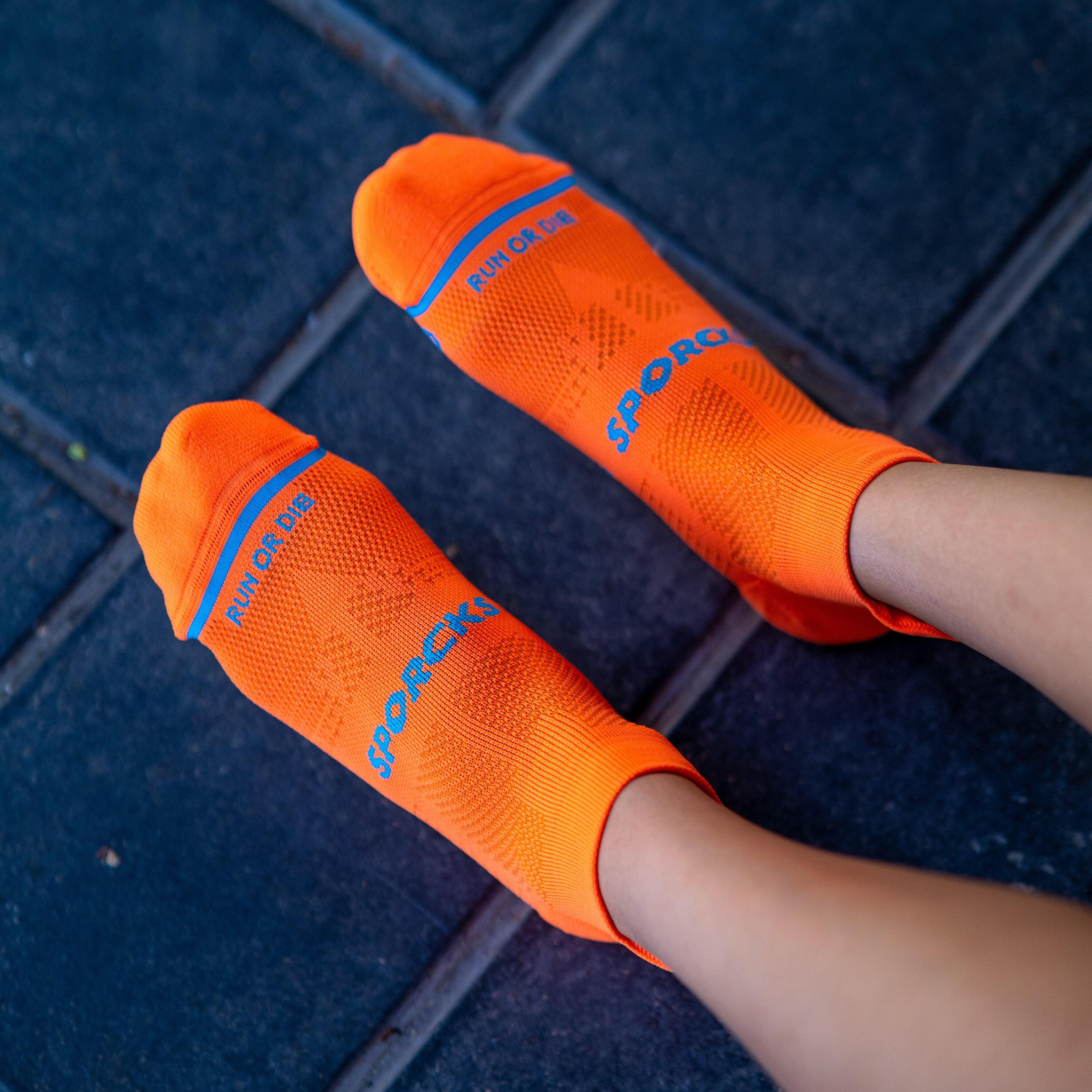 NOOSA ORANGE V2 - CHAUSSETTE DE COURSE 2/4