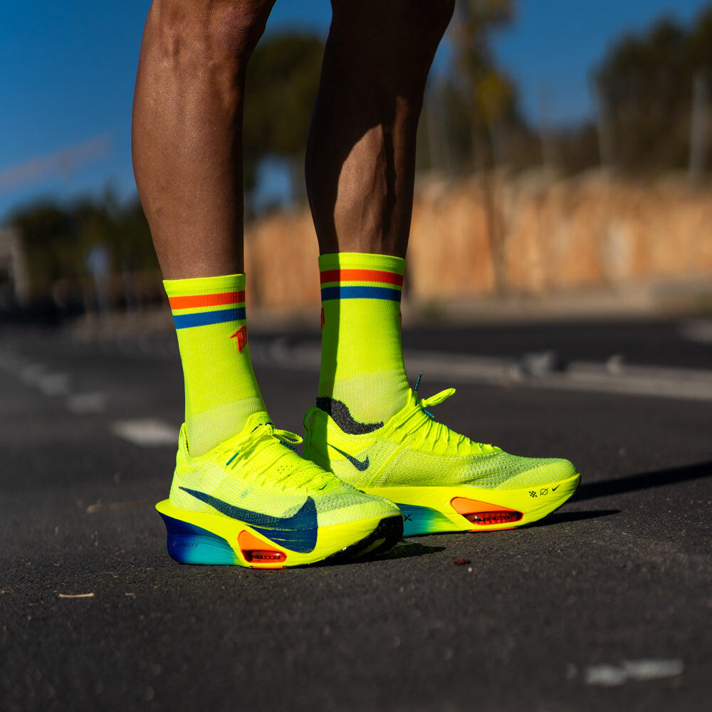 PRO YELLOW - CHAUSSETTES DE COURSE ULTRALÉGÈRES 4/6