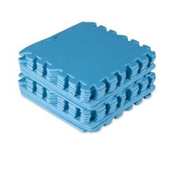 Tapis de Fitness et Exercices Gymnastique Puzzle 30*30 cm INDIGO 18 Pièces