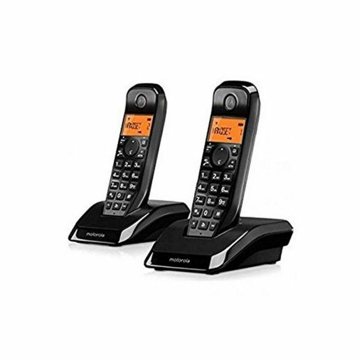 Telefone sem fios motorola s1202 duo preto