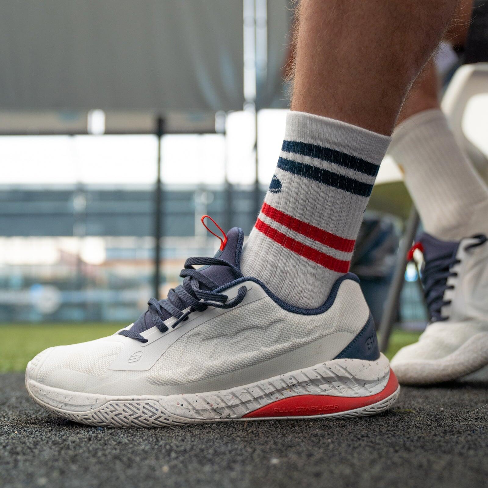 DEUCE RED - CHAUSSETTES DE TENNIS/PADDLE 2/6