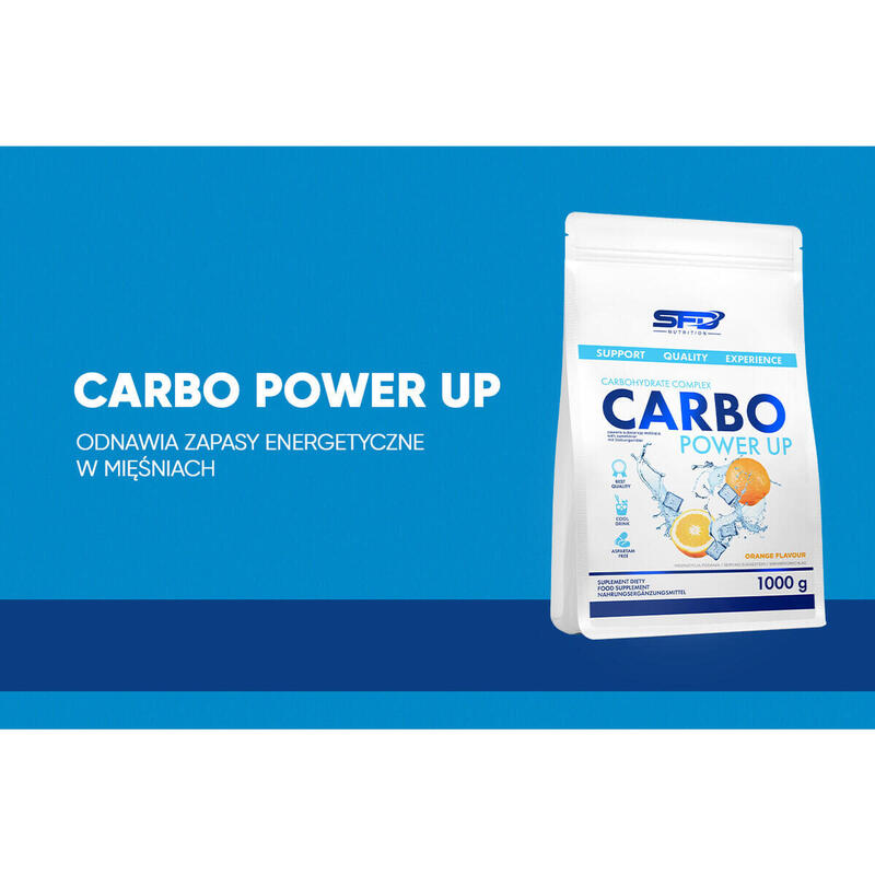 Odżywka węglowodanowa POWER UP CARBO 1000g Cytryna