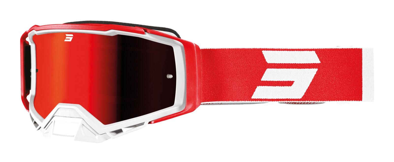 SHOT RACE GEAR Máscara Shot Core - Solid Vermelho