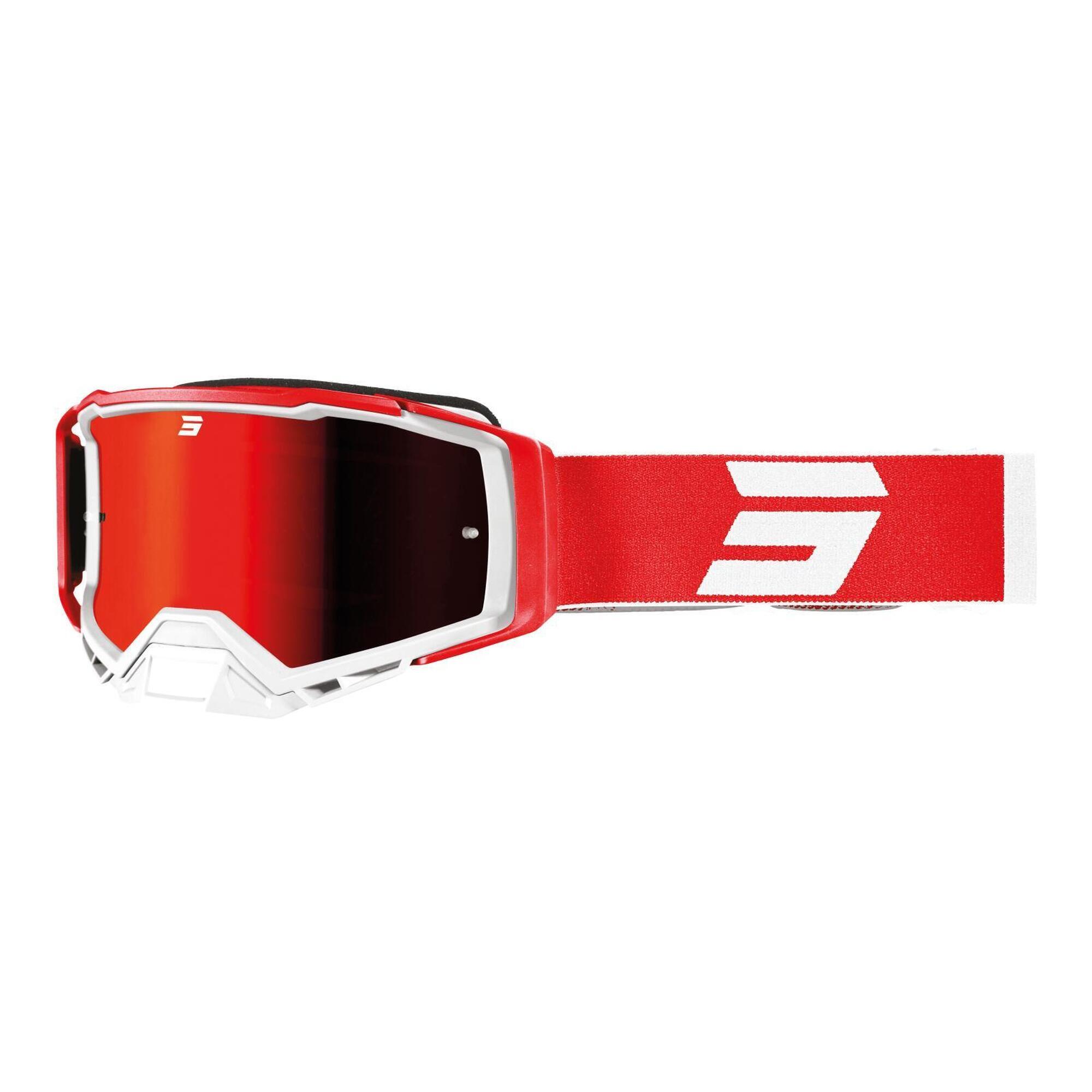Shot Race Gear - Masque Shot Core - Solid Red - Masque - Rouge - Taille Unique - Decathlon