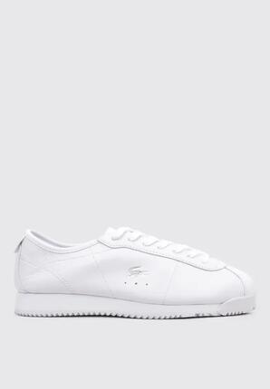 Zapatillas de marcha - Mujer - Cuero - CLUB-LOW - Blanco