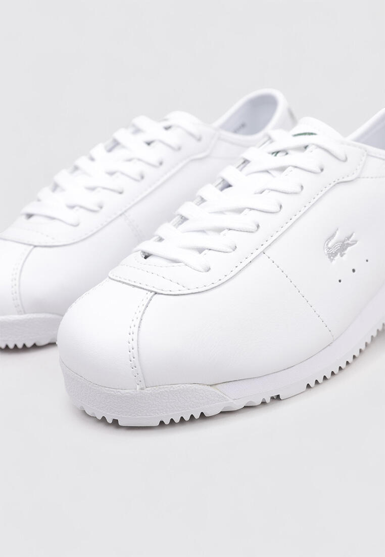 Zapatillas de marcha - Mujer - Cuero - CLUB-LOW - Blanco 3/5