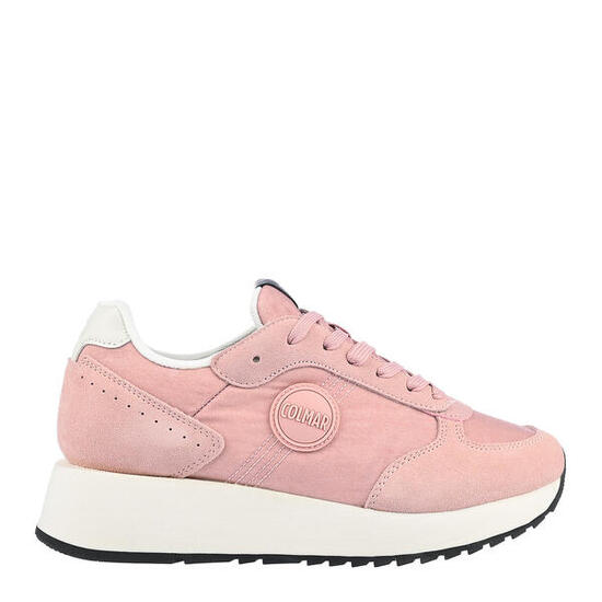 Buty Sneakersy damskie COLMAR TRAVIS ONE HIGH OUTSOLE zamsz wysoka podeszwa