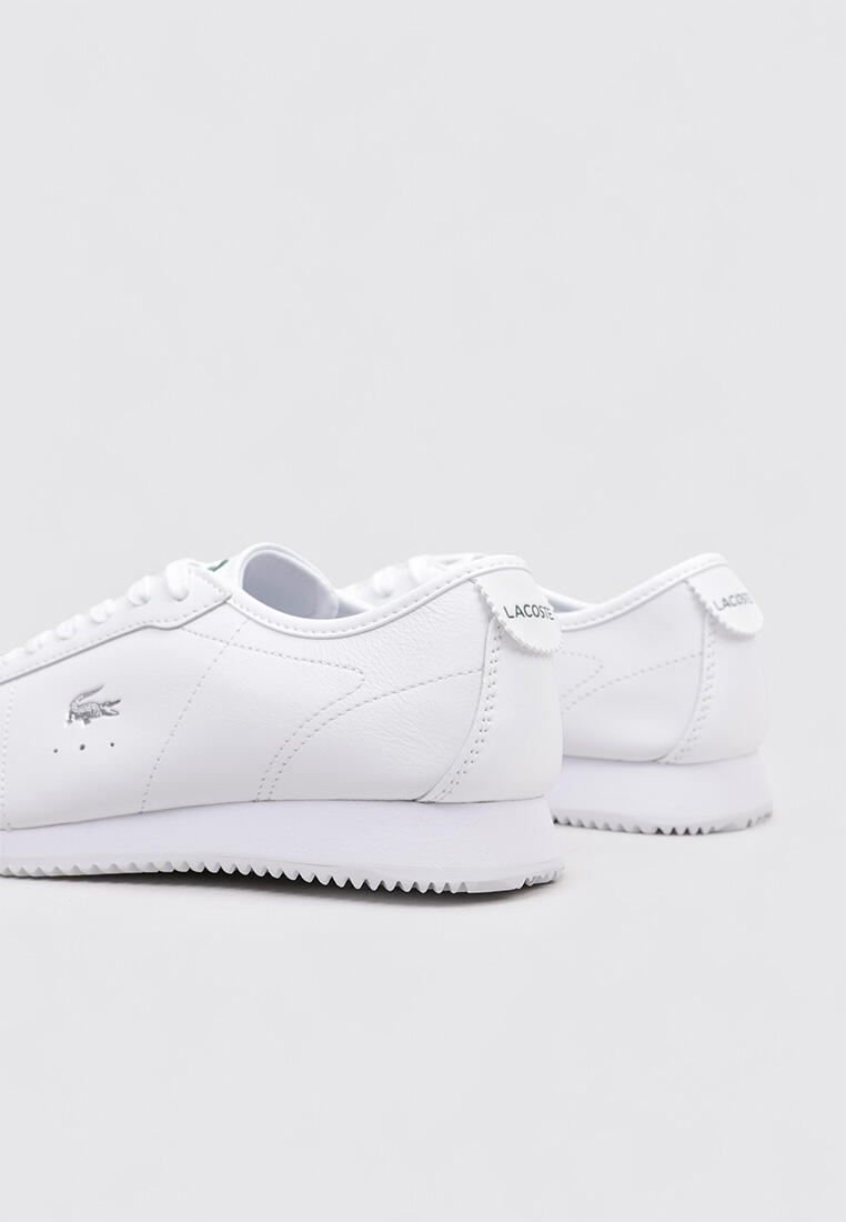Zapatillas de marcha - Mujer - Cuero - CLUB-LOW - Blanco 4/5