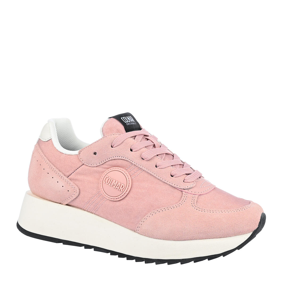Buty Sneakersy damskie COLMAR TRAVIS ONE HIGH OUTSOLE zamsz wysoka podeszwa 3/6