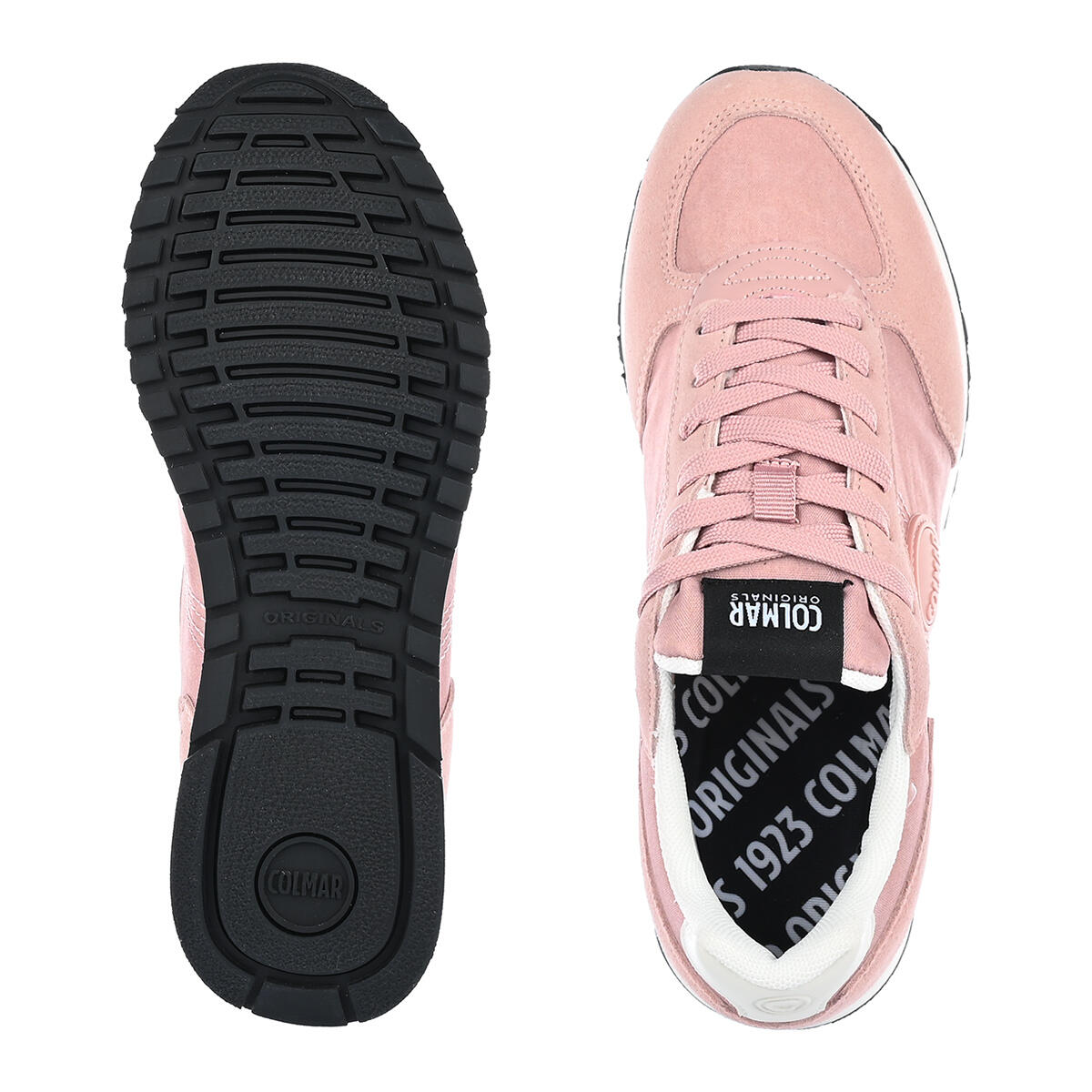 Buty Sneakersy damskie COLMAR TRAVIS ONE HIGH OUTSOLE zamsz wysoka podeszwa 5/6