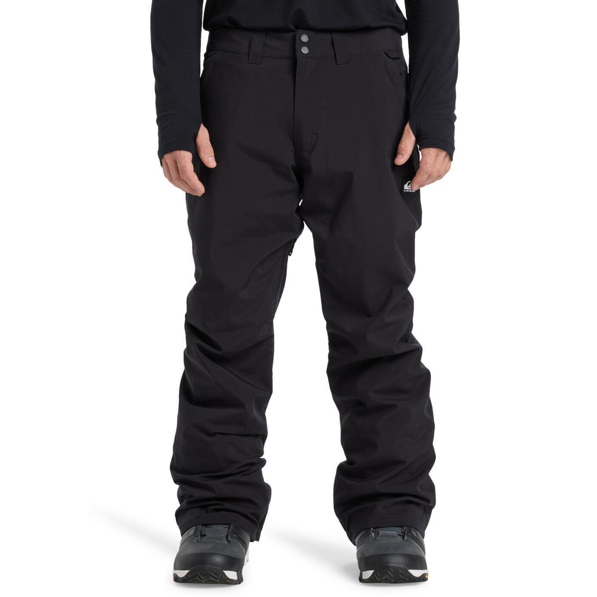 Quiksilver - Pantalon De Snow Technique Estate Noir Homme - Pantalon De Ski - Noir - Decathlon