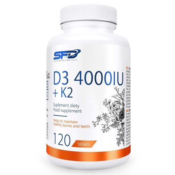 Witamina D3 4000 + K2 120 tabletek