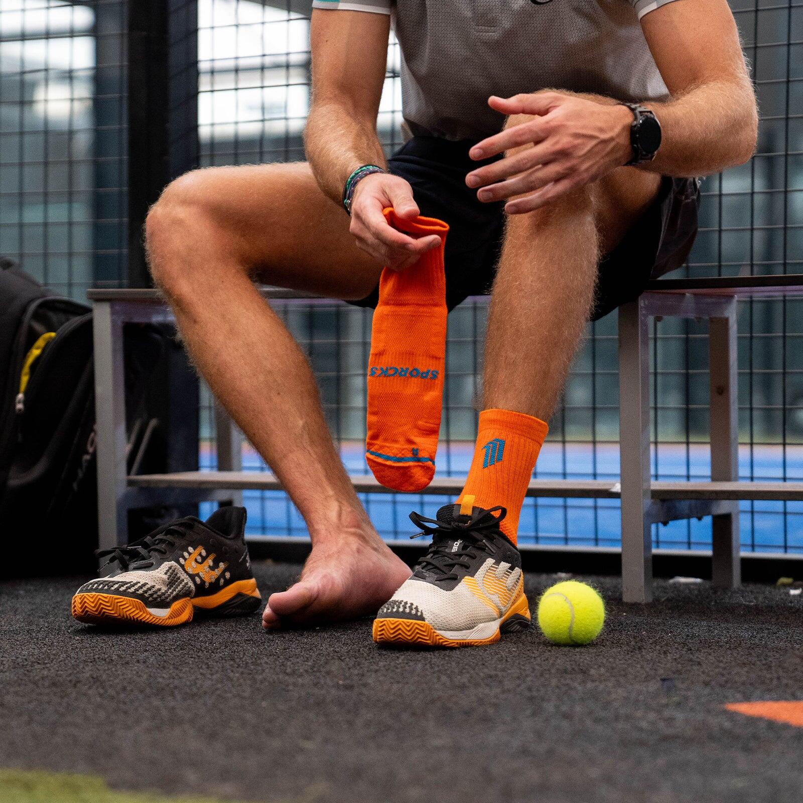 GAME SET ORANGE - CALCETÍN TENIS / PADEL 2/5