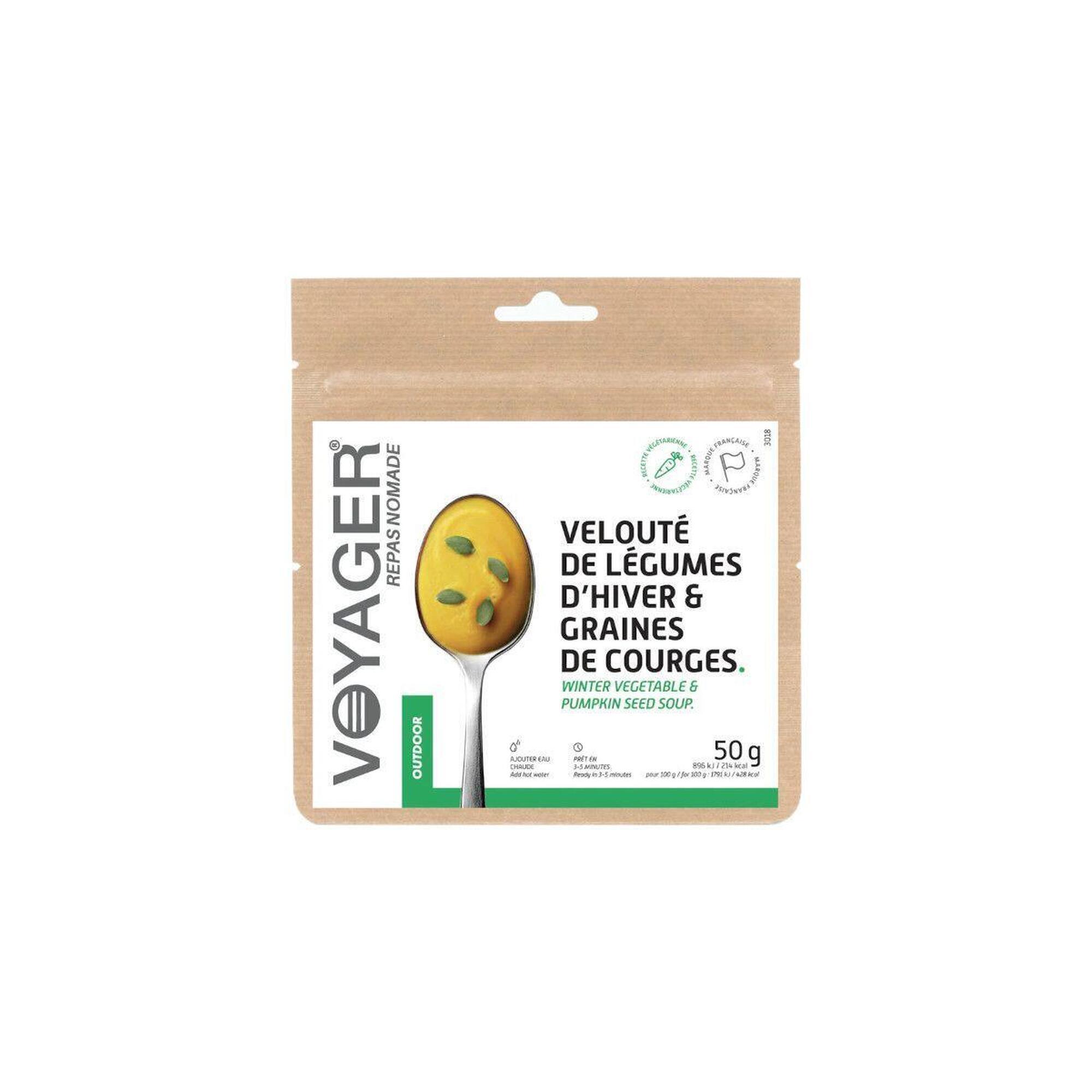 VOYAGER Dehydratované jídlo Krémová polévka ze zimní zeleniny s dýňovými semínky 50g