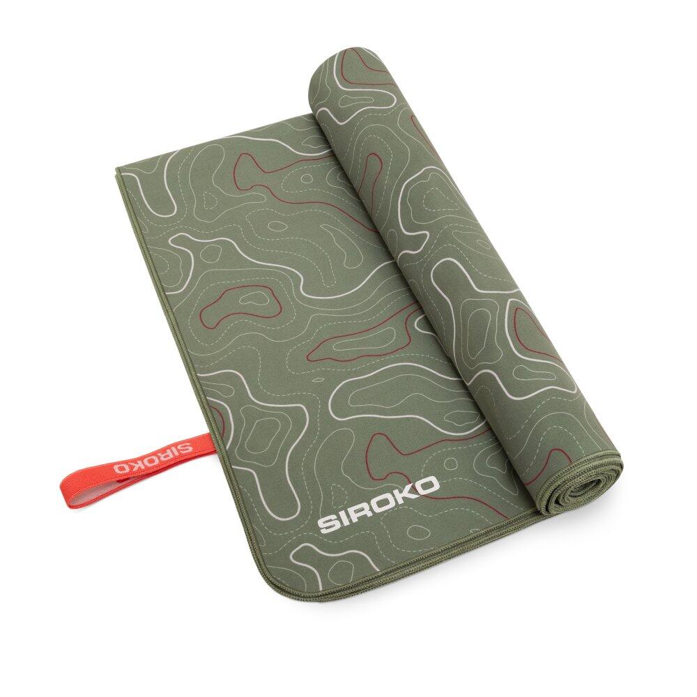 Siroko - Serviette Microfibre Randonnée Homme Et Femme Explore Lite Green Vert - Serviette De Bain - Vert - Taille Unique - Decathlon