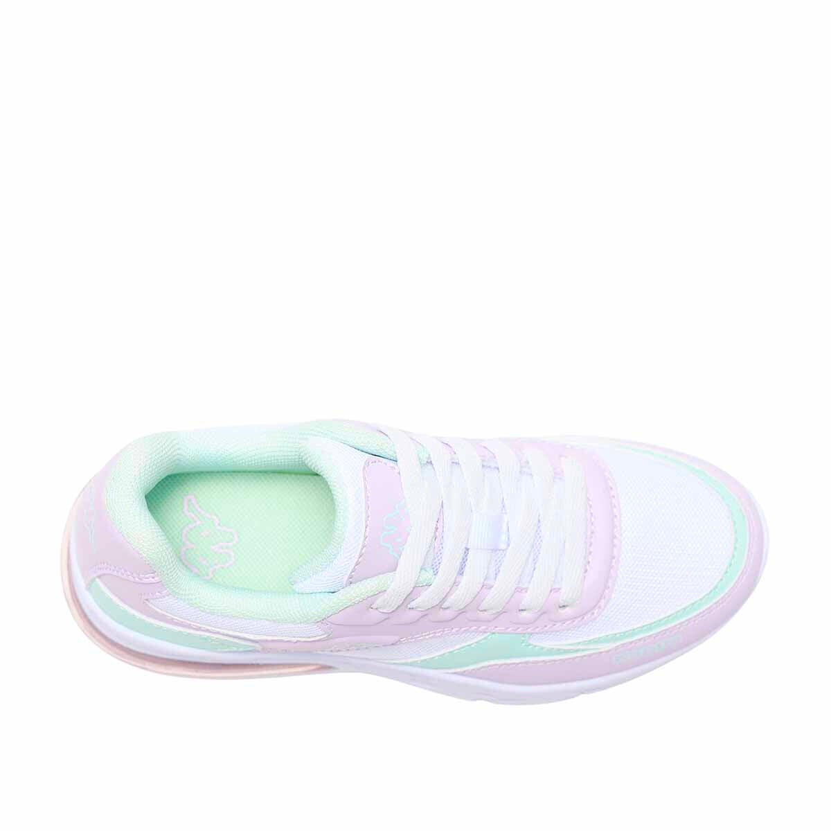 Baskets enfant Saigon blanc, violet 5/5