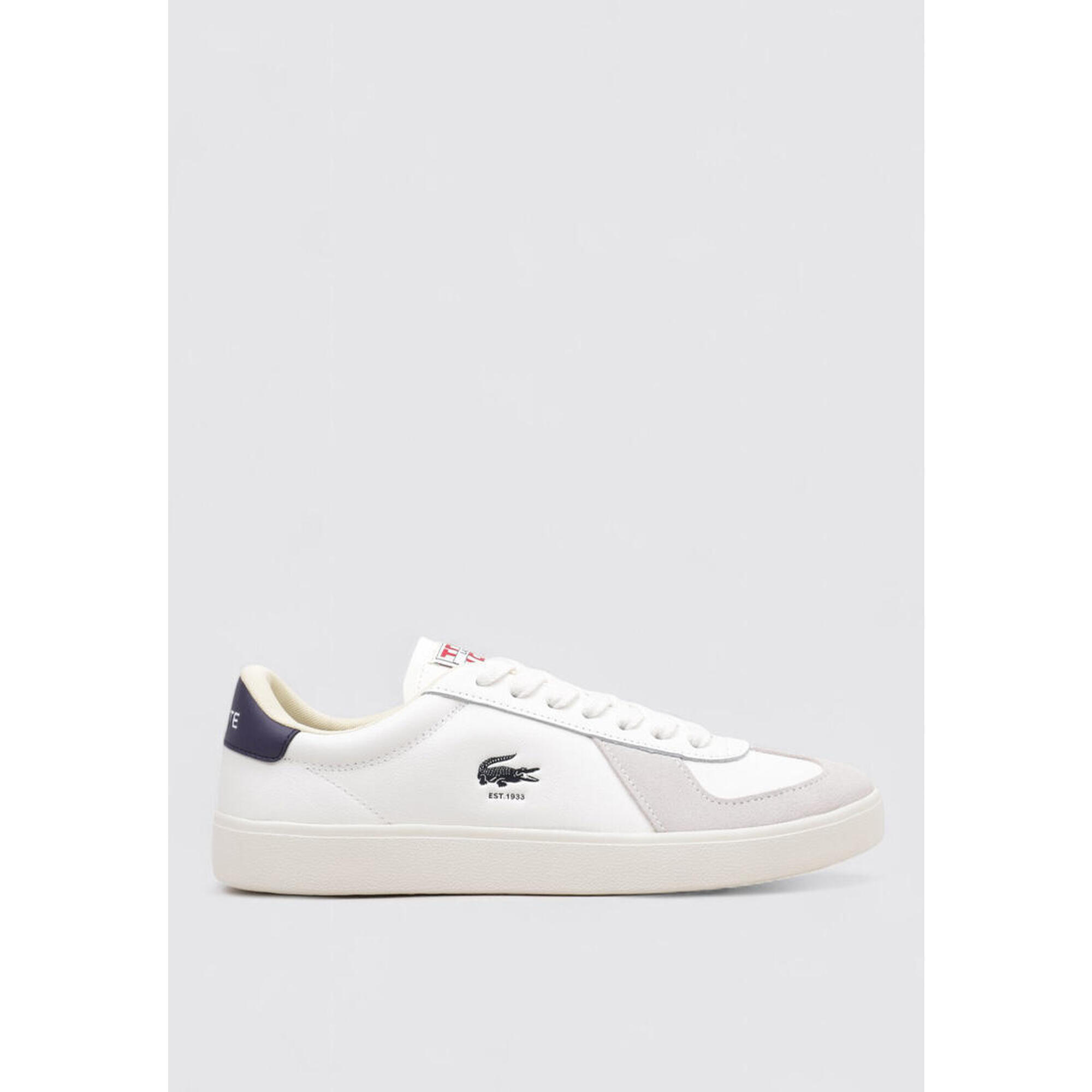 Lacoste - Chaussure De Randonnée Baskets Homme Lacoste Baseshot Pro Blan - Baskets - Blanc|gris - Decathlon