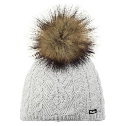 Eisbär Nelia Lux Mütze für Damen mit Bommel