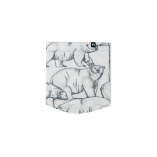 Bandana dziecięca BUFF POLAR PRINTS NECKWARMER BARGY WHITE