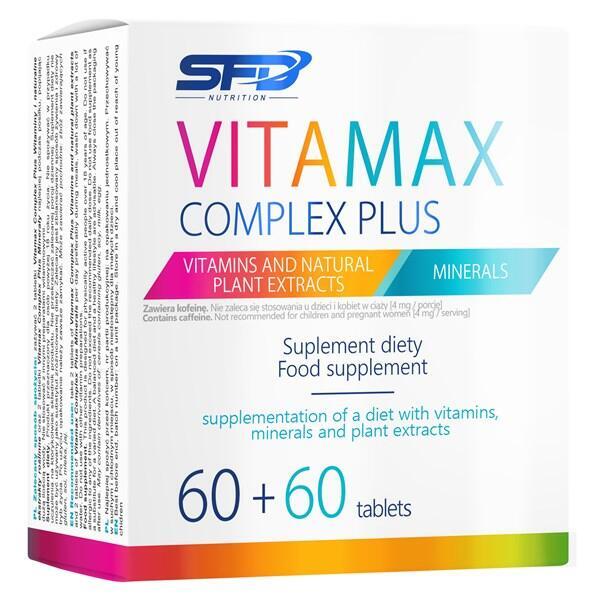 Witaminy i minerały VITAMAX COMPLEX PLUS 60+60 tabletek