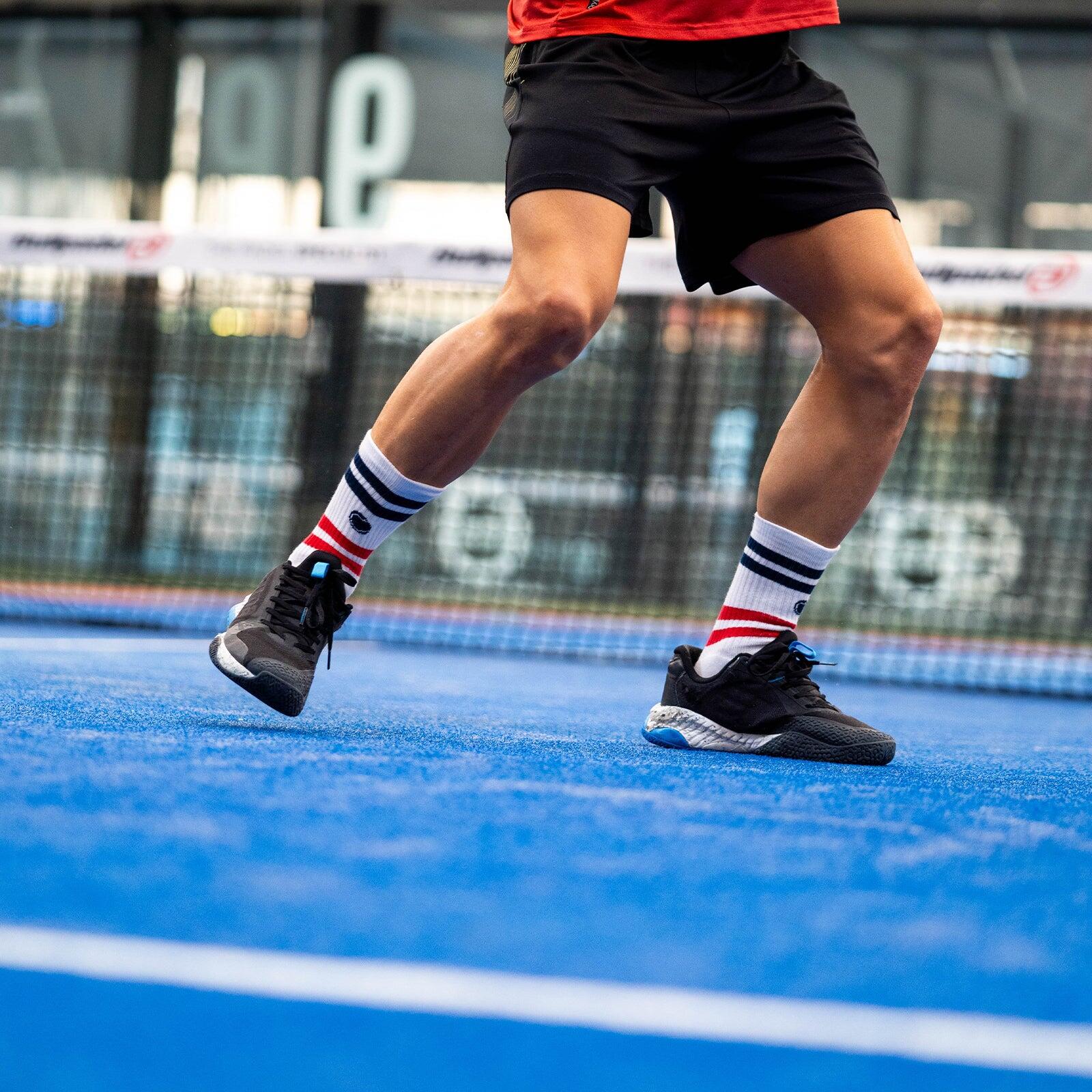 DEUCE RED - CHAUSSETTES DE TENNIS/PADDLE 5/6