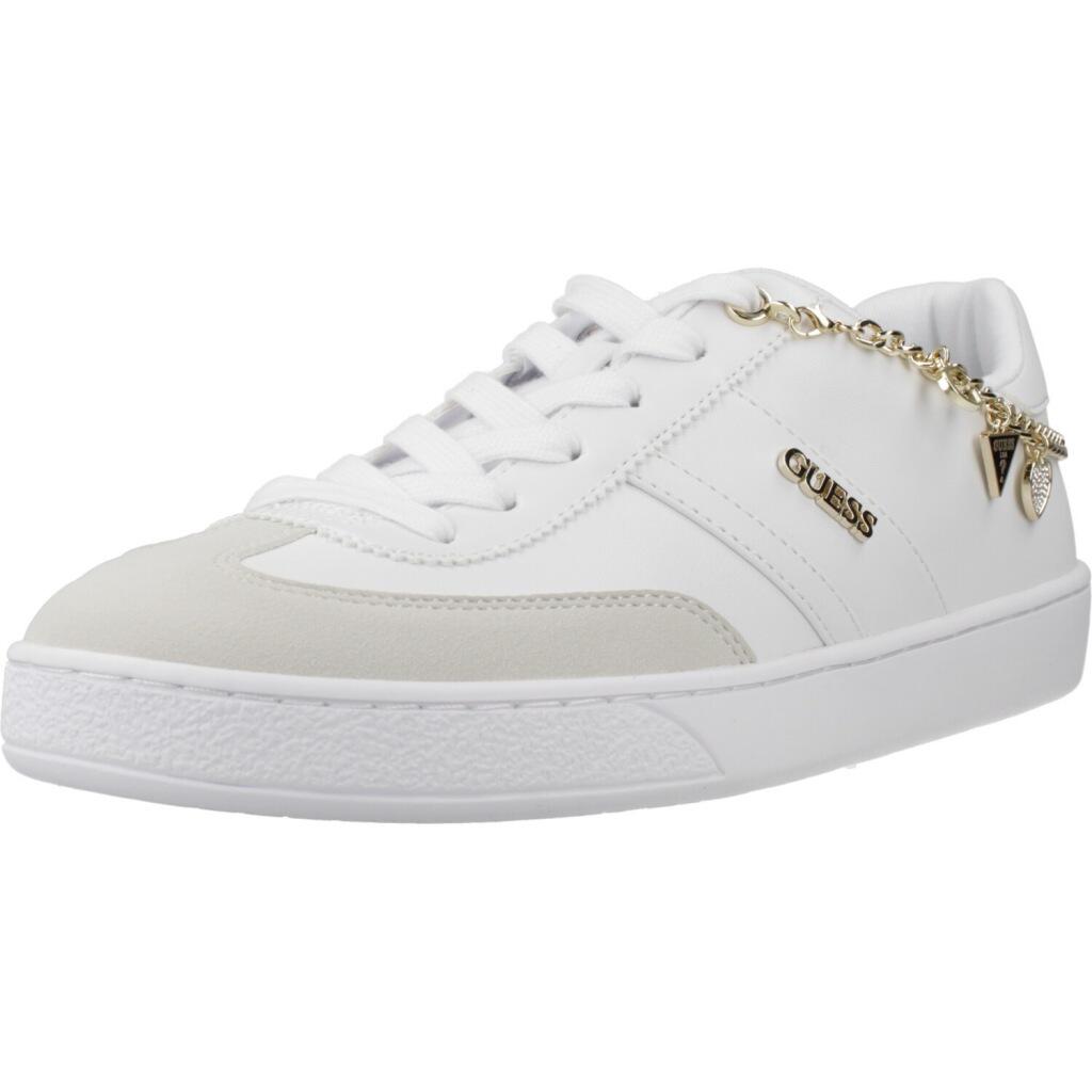 Kapcie GUESS FLTNAO LEA12 Biały