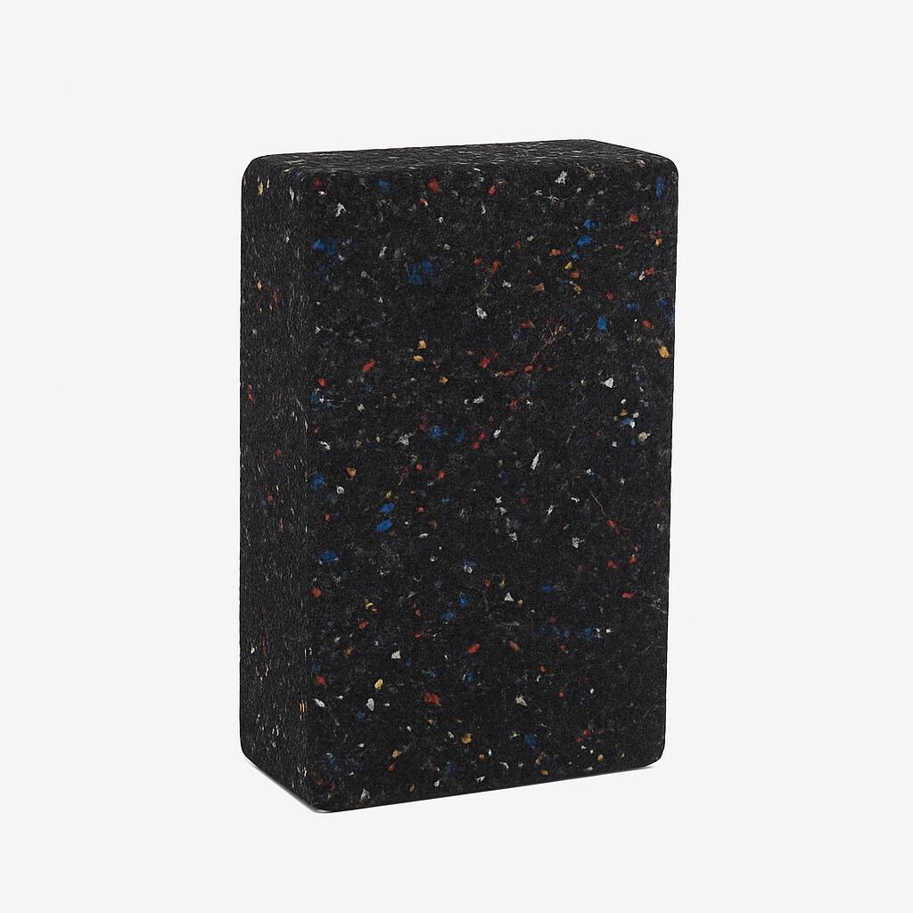 Pierre Sports - Set De Deux Blocs De Yoga - 100% Neoprène Recyclé - 22,7 X 12 X 7,5 Cm - Brique Yoga - Multicolore|noir - No Size - Decathlon