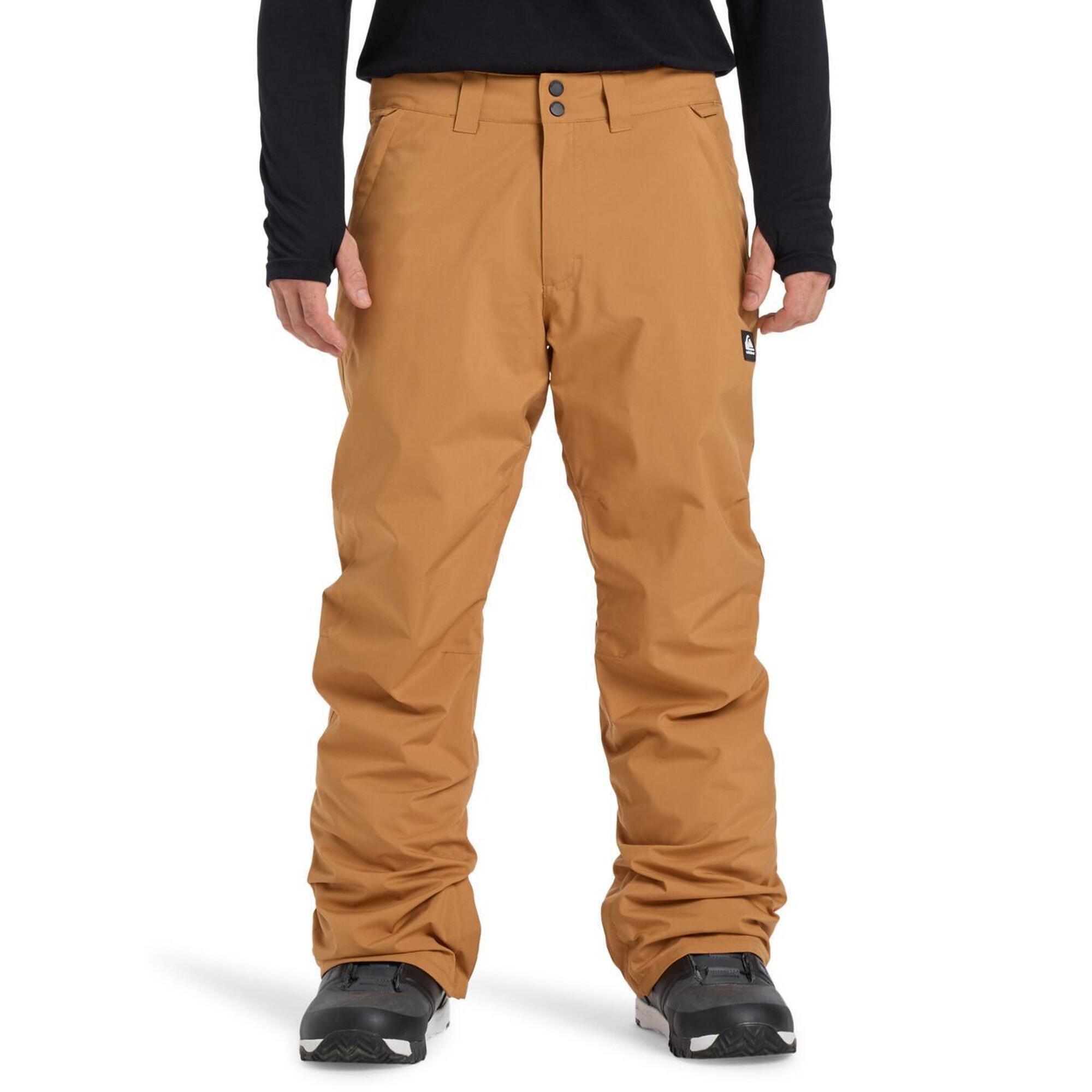 Quiksilver - Pantalon De Snow Technique Estate Marron Homme - Pantalon De Ski - Marron - Decathlon