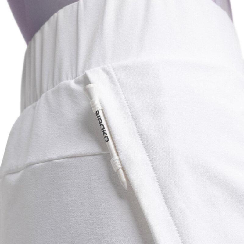 Skort de pentru femei Augusta White Alb