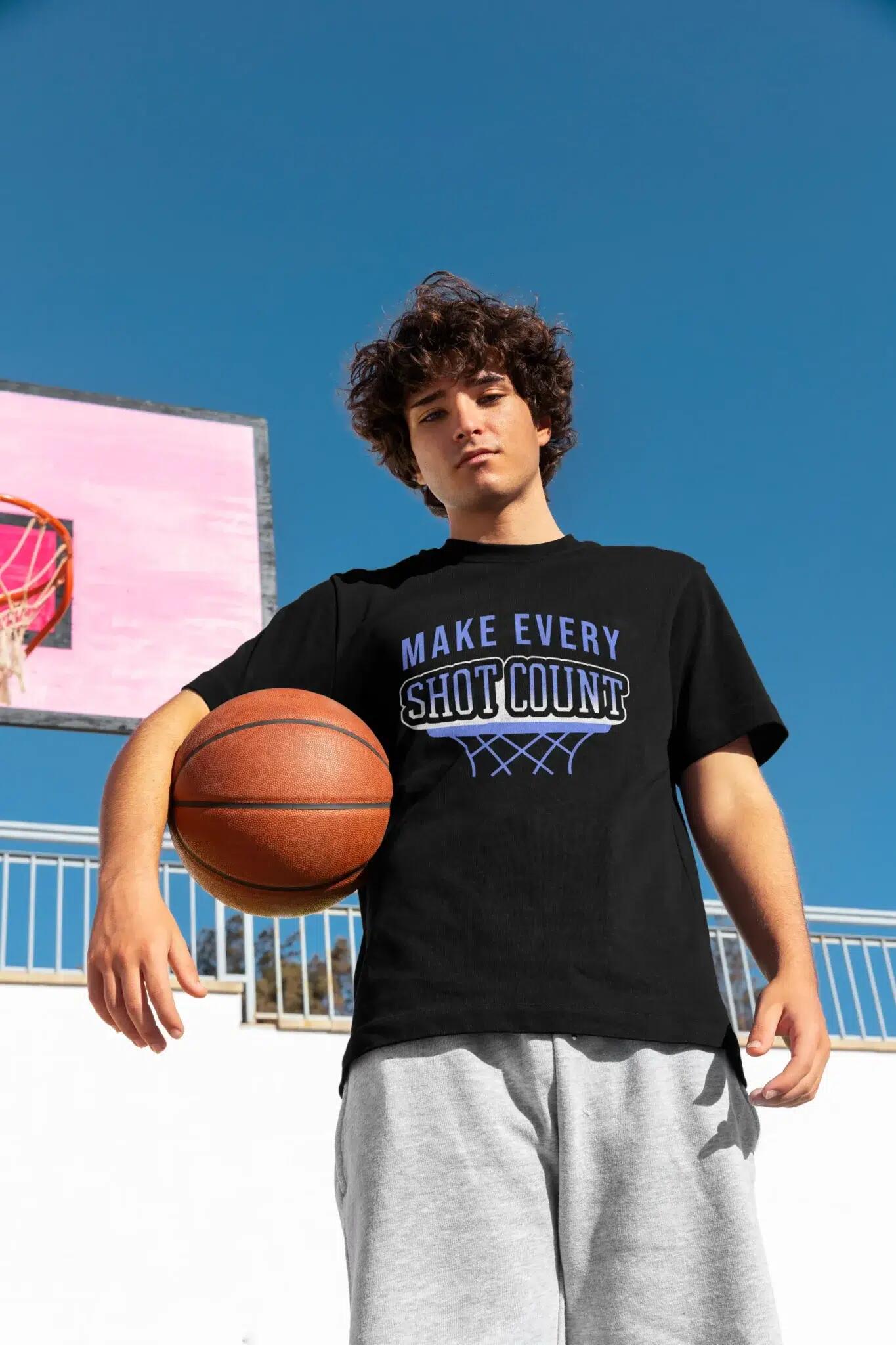 T-shirt oversize Basketball - Make every shot count 3/3