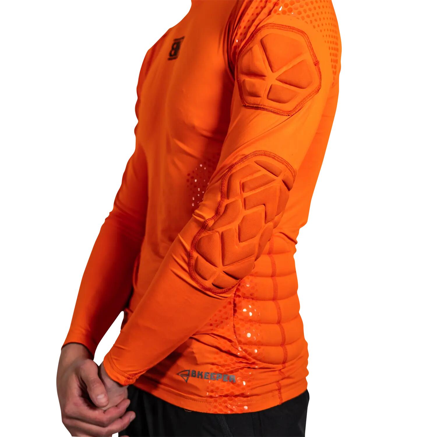 Sous-maillot de compression pour gardien manches longues Orange 3/4