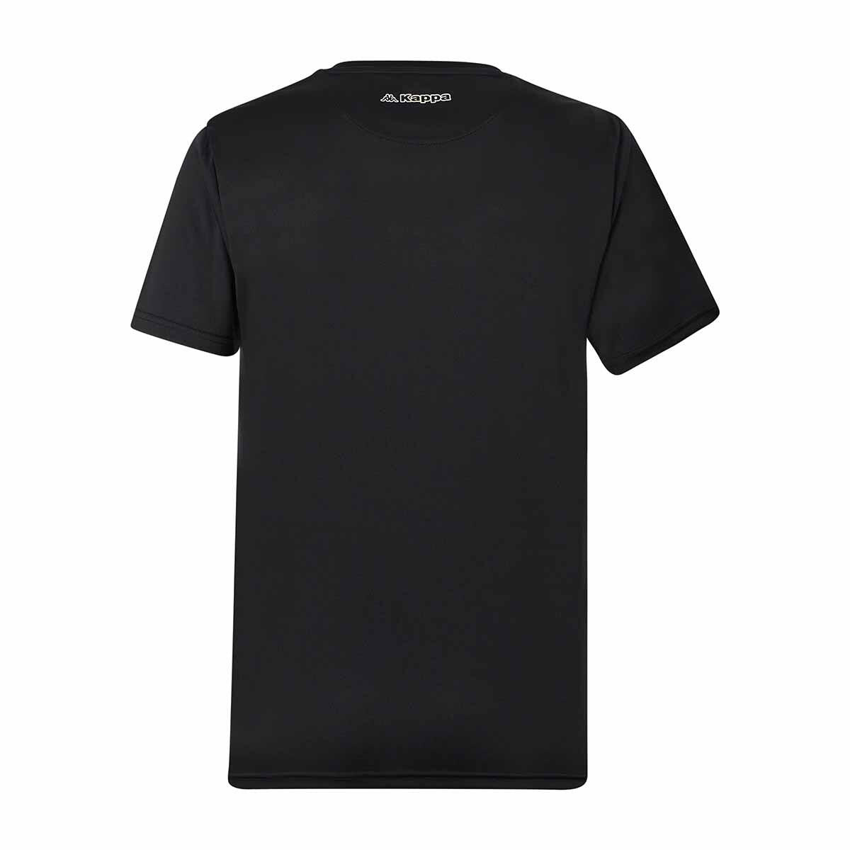 T-shirt manches courtes homme Fabio noir 4/4
