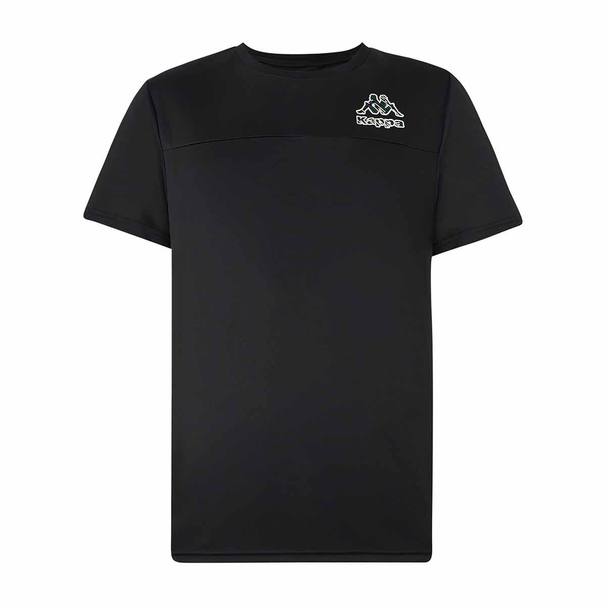 T-shirt manches courtes homme Fabio noir 1/4