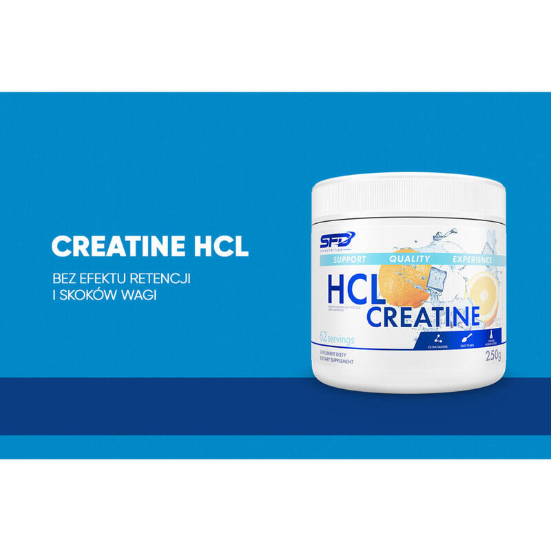 Kreatyna CREATINE HCL 250g Cytryna