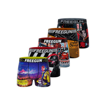 Lot de 5 boxers homme Street Ninja