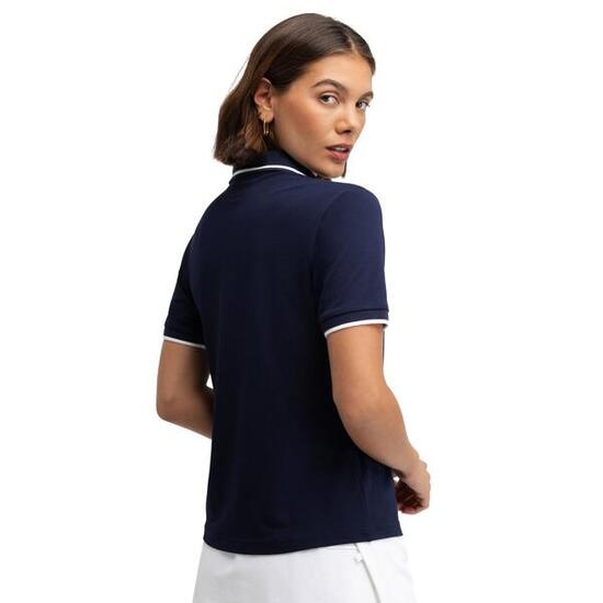 Polo piqué golf femme Valderrama Navy Bleu